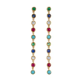 Rainbow Drop Earrings