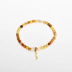 Rayminder UV Awareness Bracelet in Topaz Jade