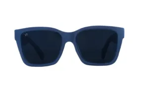 Rheos Unisex Edistos Boat Blue Frames Gunmetal Lens Polarized Sunglasses