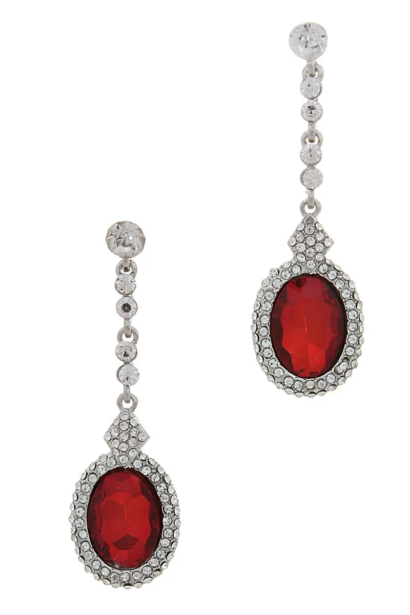 Royal Ruby Earrings