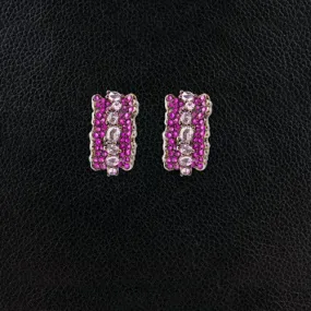 Ruby & Pink Sapphire Earrings