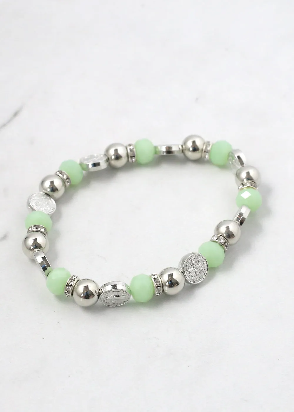 Saint Benedict Beaded Bracelet