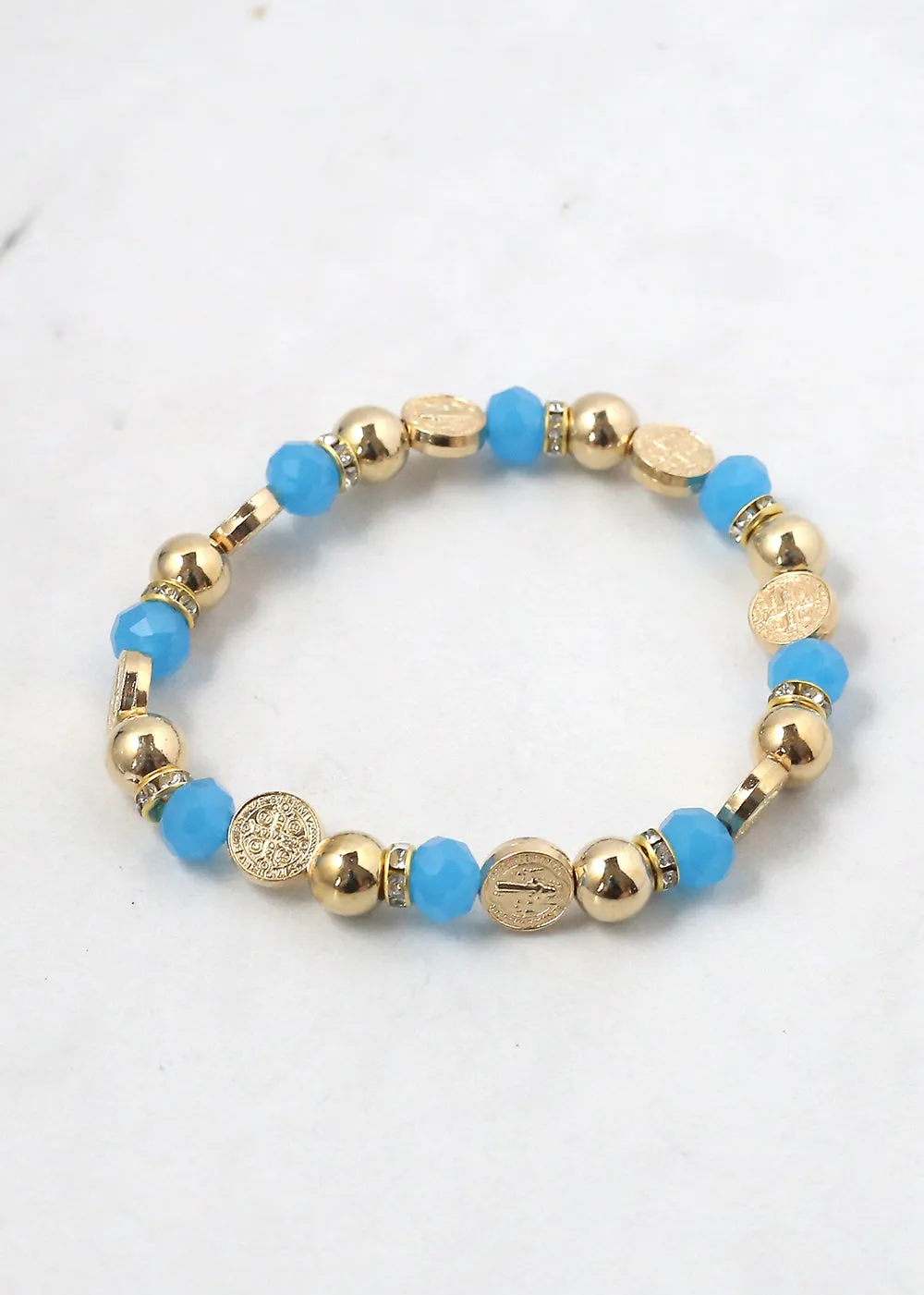 Saint Benedict Beaded Bracelet