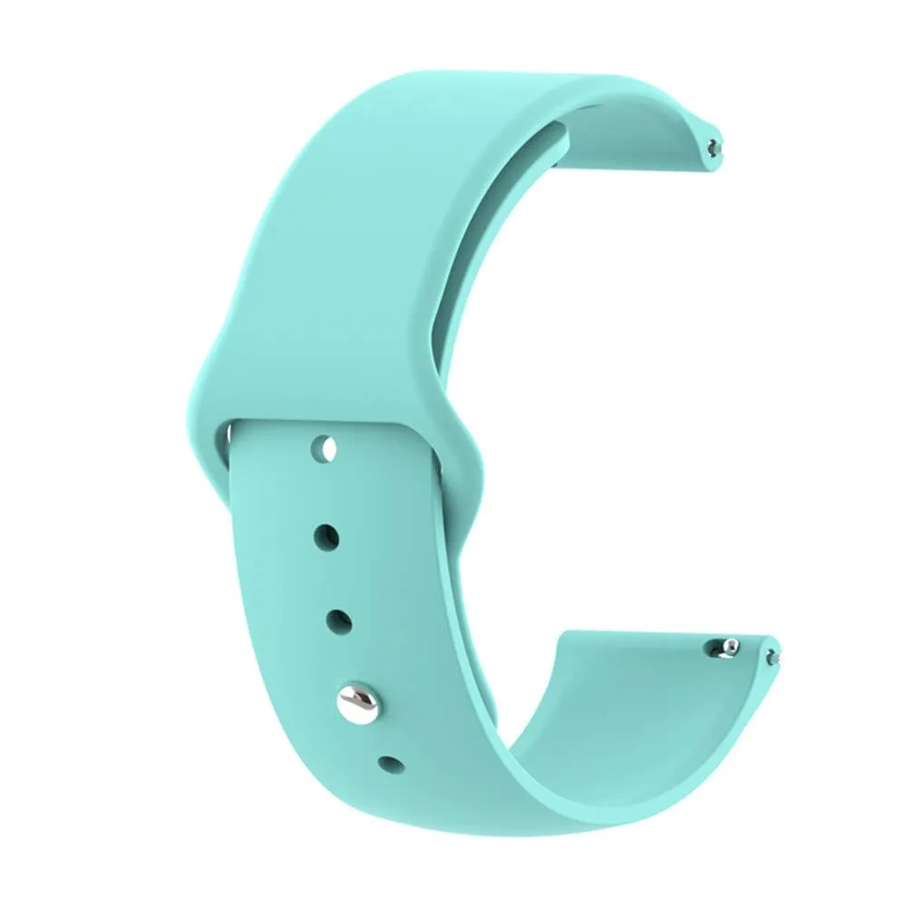 Silicone Button Style Watch Straps Compatible with OnePlus Watch