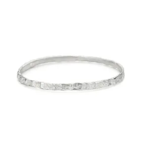 Silver Cockle Bangle