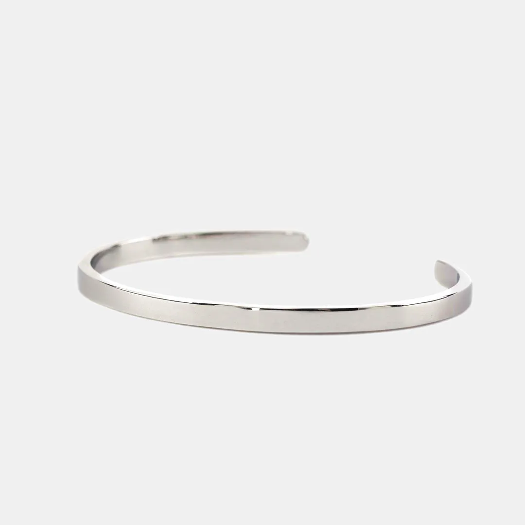 Silver Line Bangle