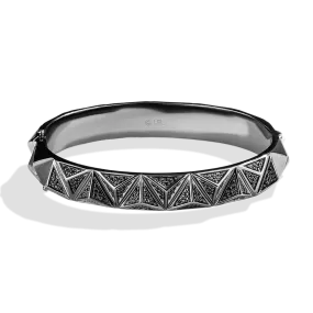 Star Wars™ Fine Jewelry DARK ARMOR WOMEN'S BRACELET 1.0 CT.TW. Black Diamonds Silver with Black Rhodium