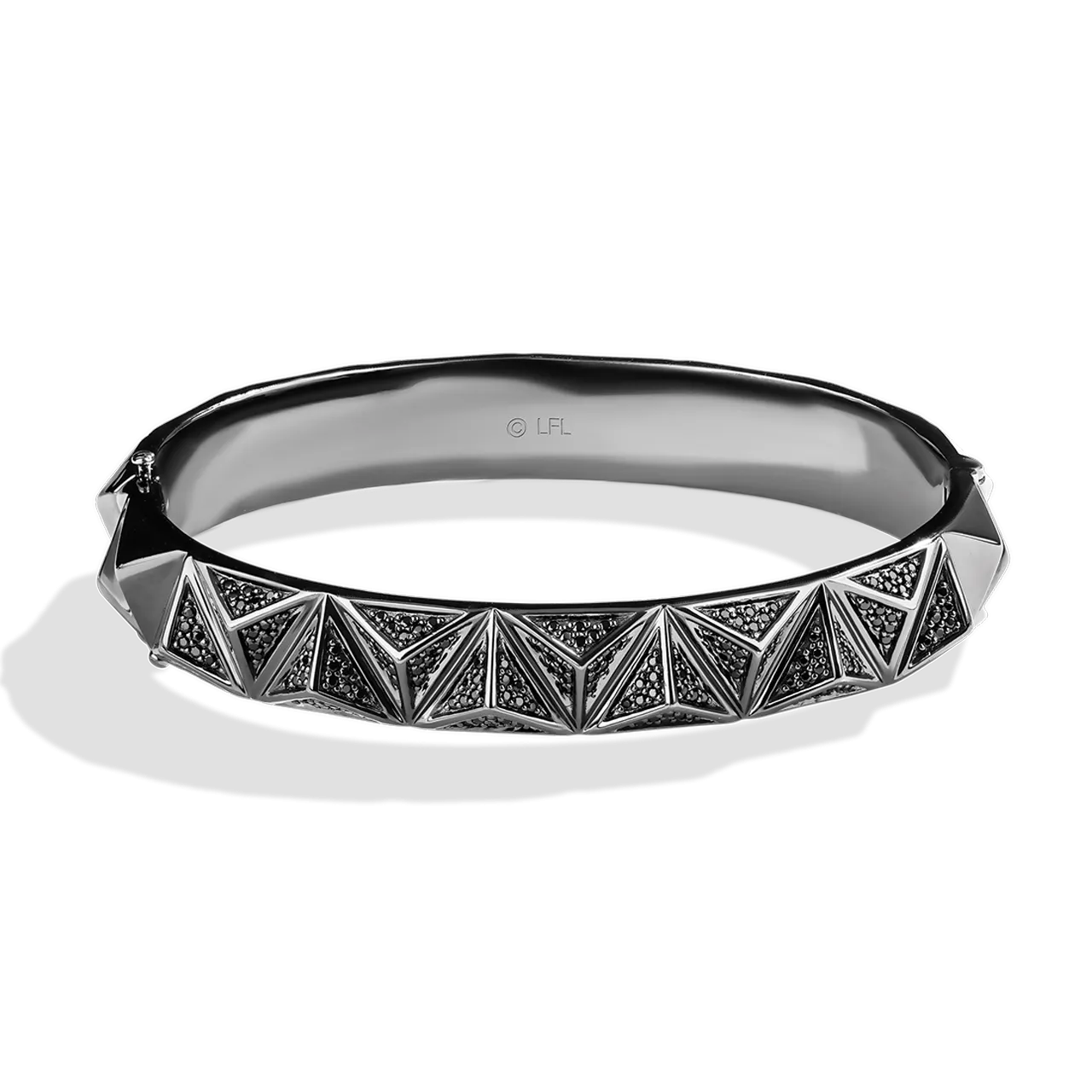 Star Wars™ Fine Jewelry DARK ARMOR WOMEN'S BRACELET 1.0 CT.TW. Black Diamonds Silver with Black Rhodium