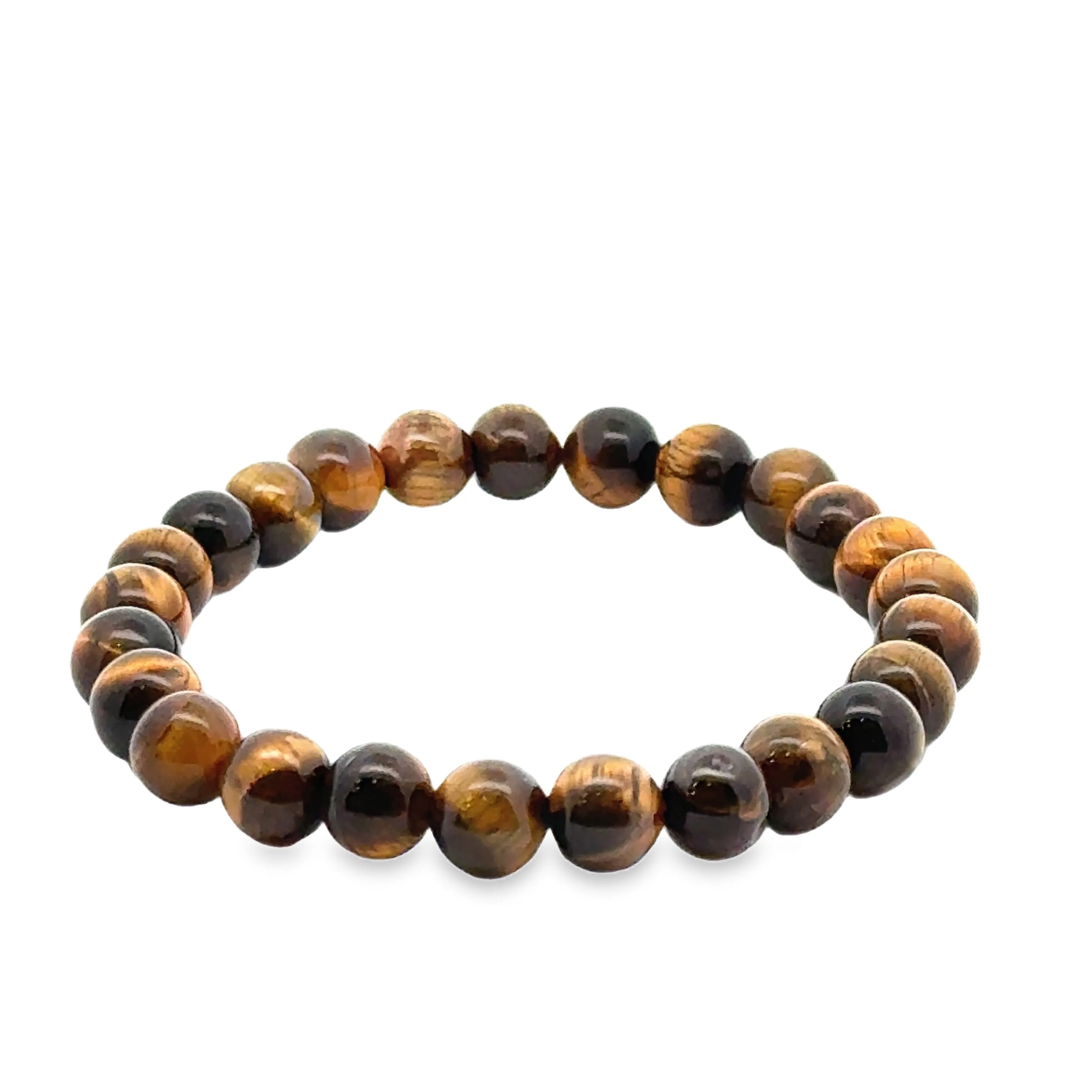 Stretchy Tigers Eye Beaded Bracelet