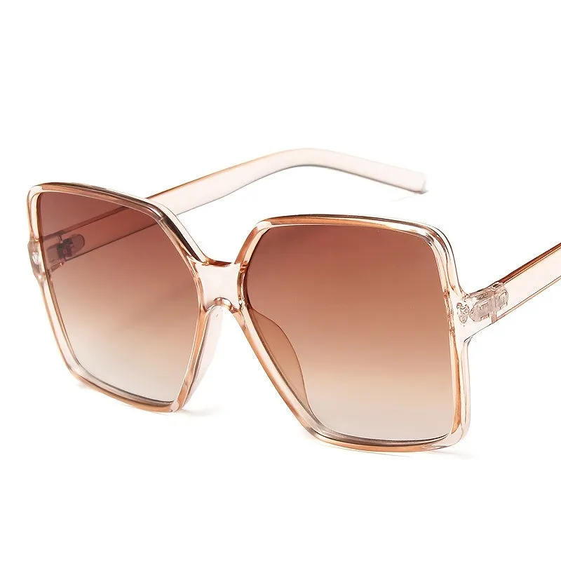 Stylish Oversized Square Gradient Sunglasses for Women and Men