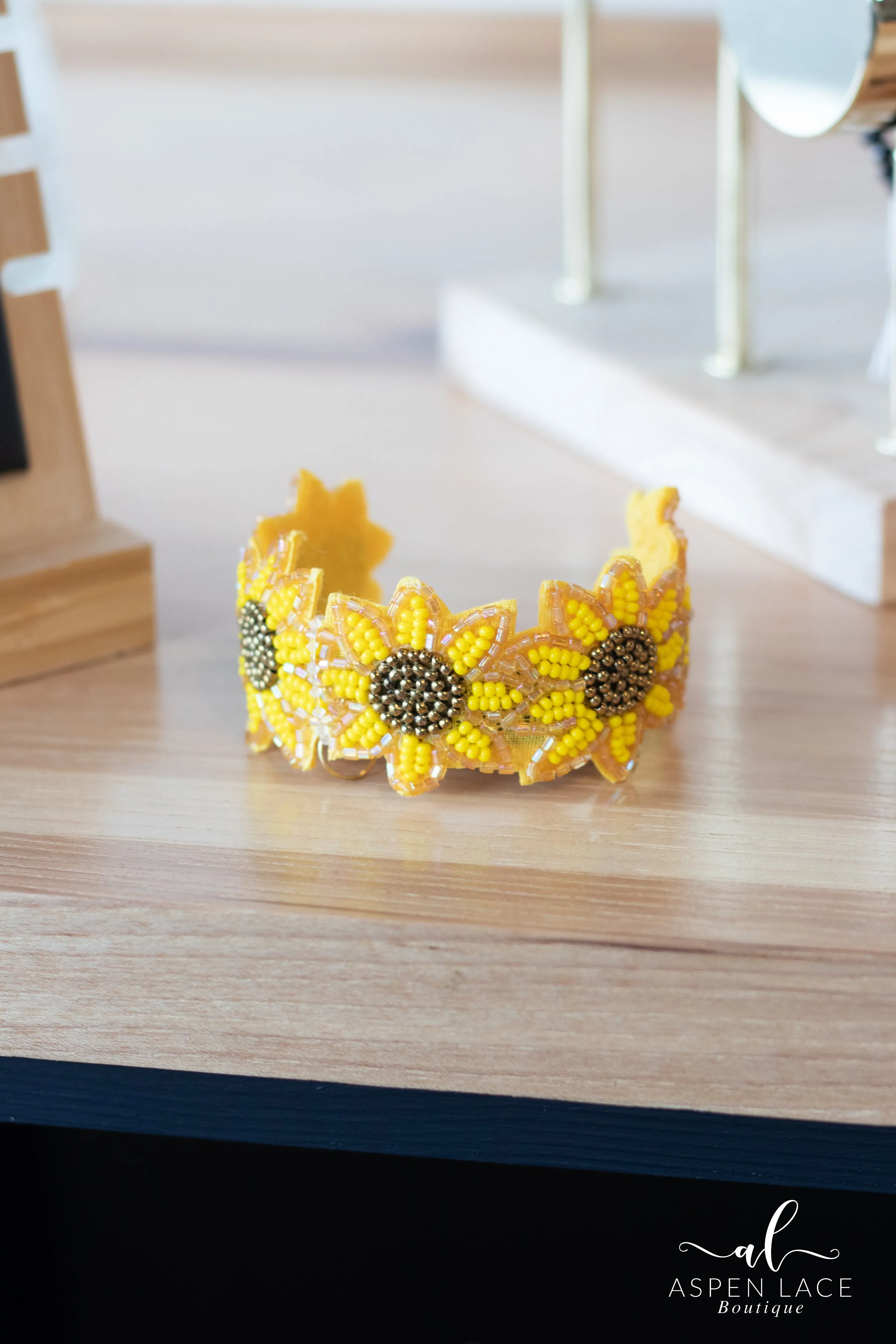 Sunflower Seed Bead Bracelet