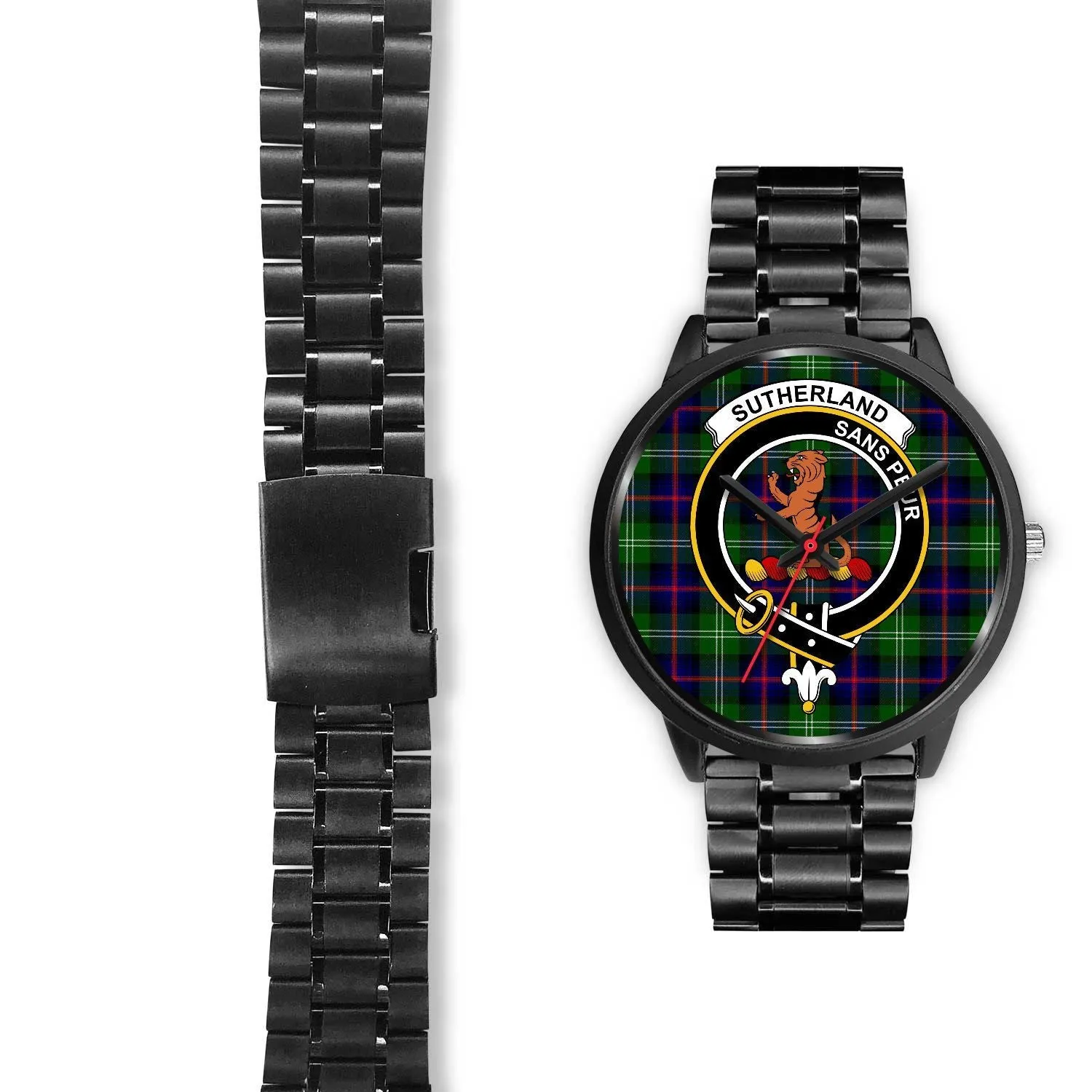 Sutherland II Clan Badge Tartan Black Watch