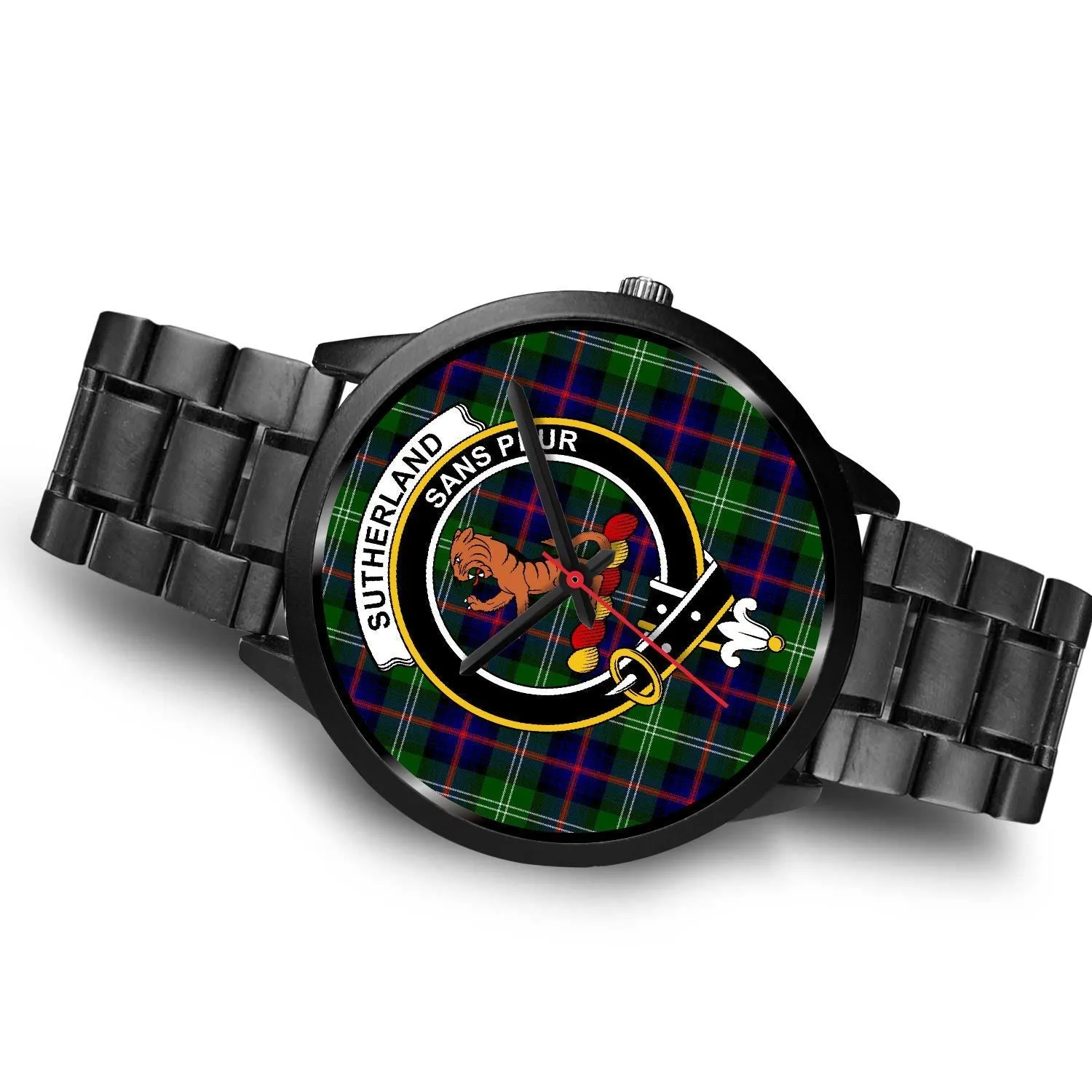 Sutherland II Clan Badge Tartan Black Watch