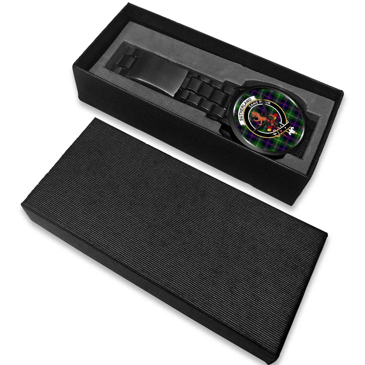 Sutherland II Clan Badge Tartan Black Watch