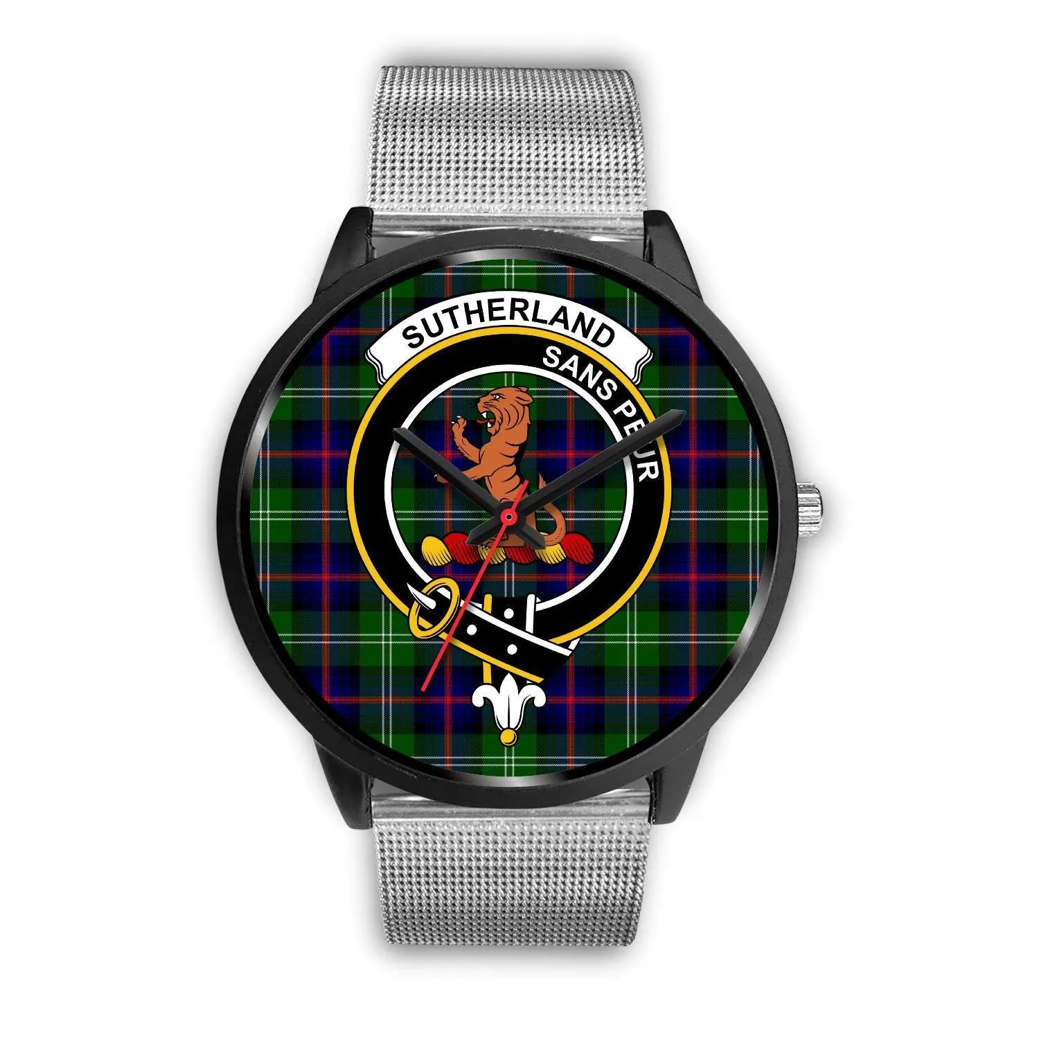 Sutherland II Clan Badge Tartan Black Watch