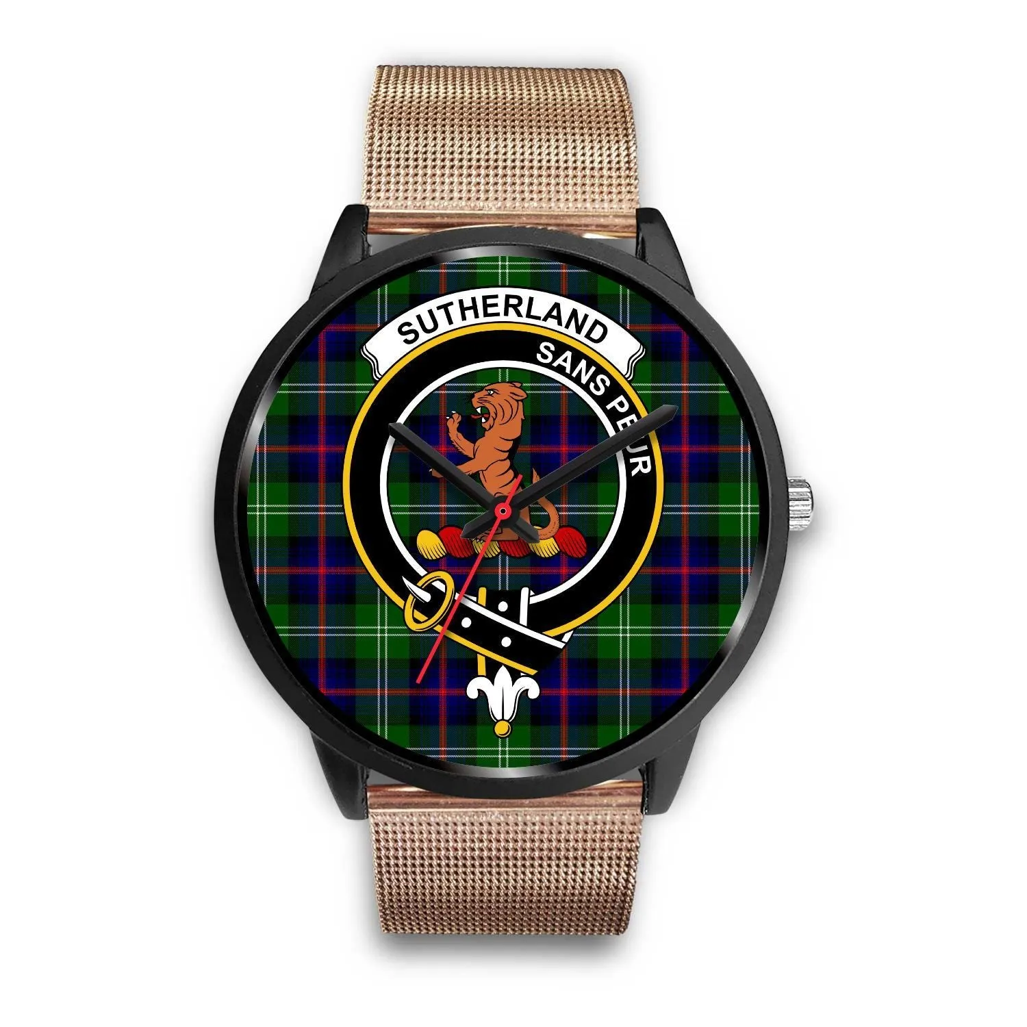 Sutherland II Clan Badge Tartan Black Watch