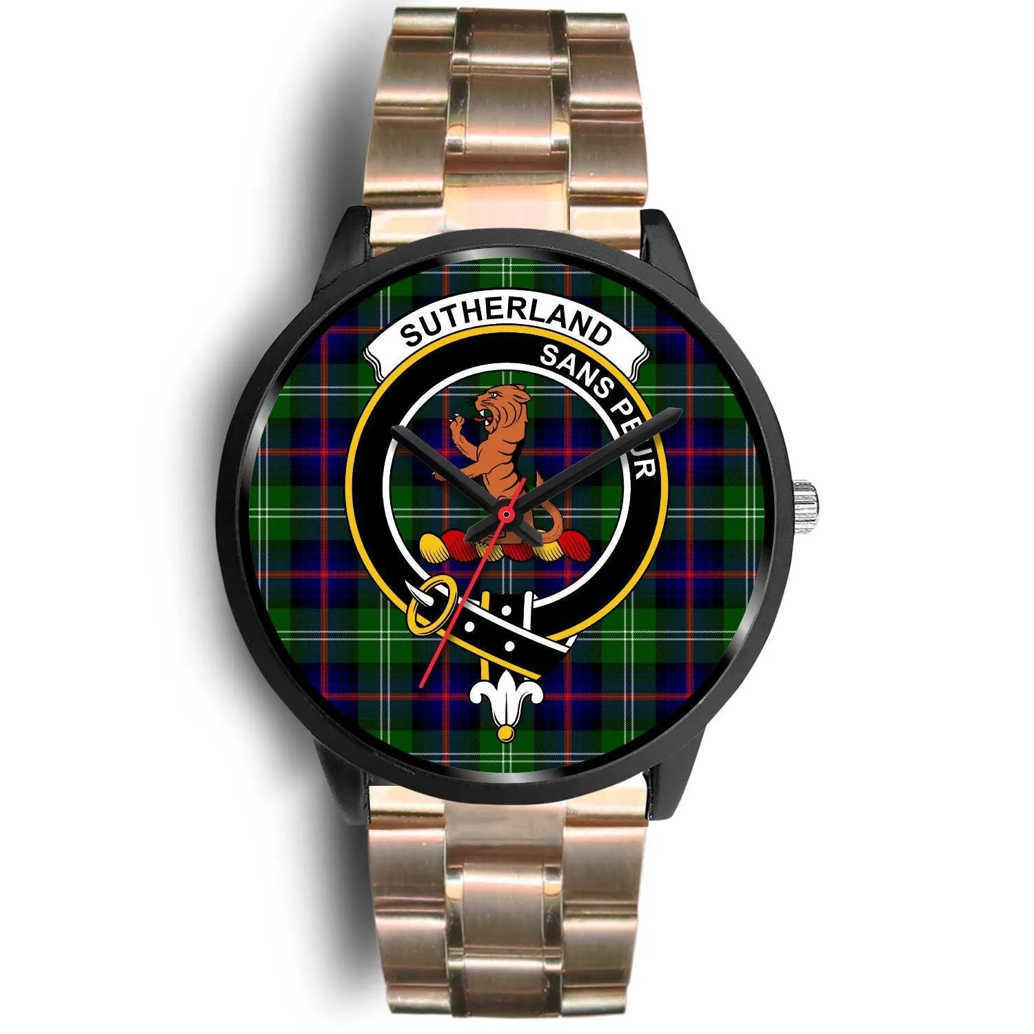 Sutherland II Clan Badge Tartan Black Watch