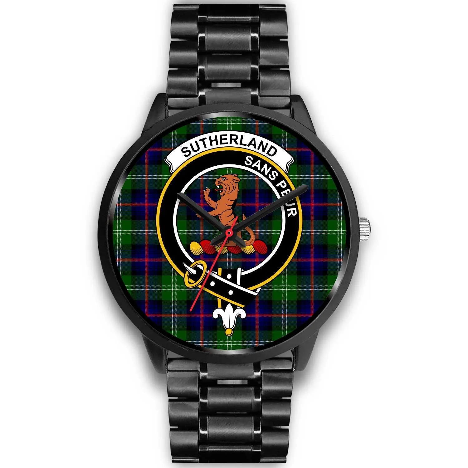 Sutherland II Clan Badge Tartan Black Watch