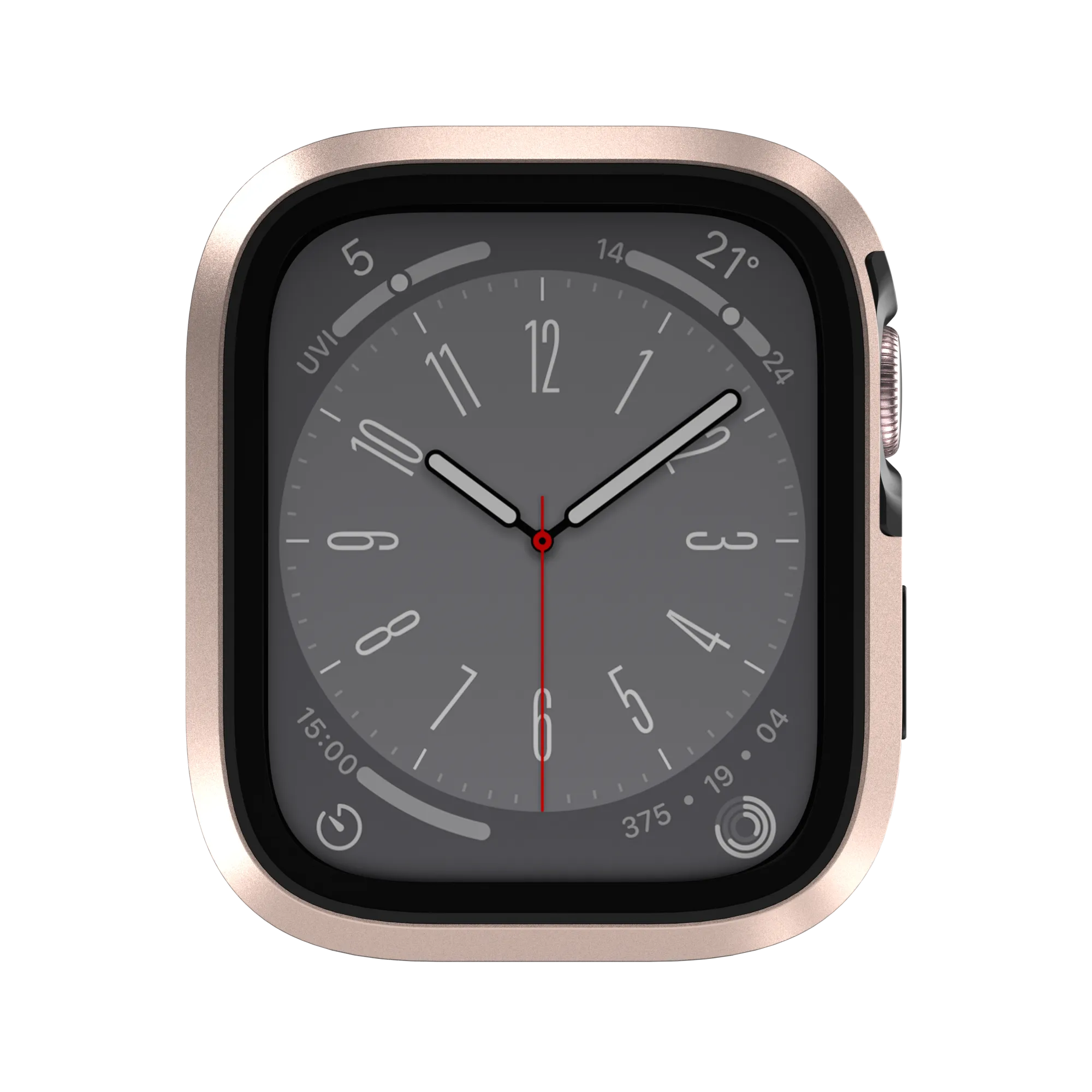 SwitchEasy Modern Hybrid Tempered Glass   PC   Aluminum Apple Watch Case