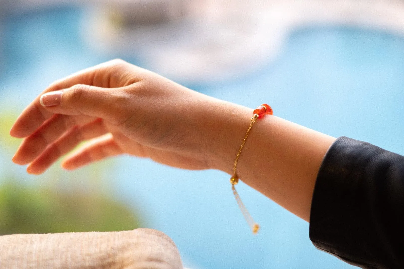 The Courage - Carnelian Bolo Bracelet