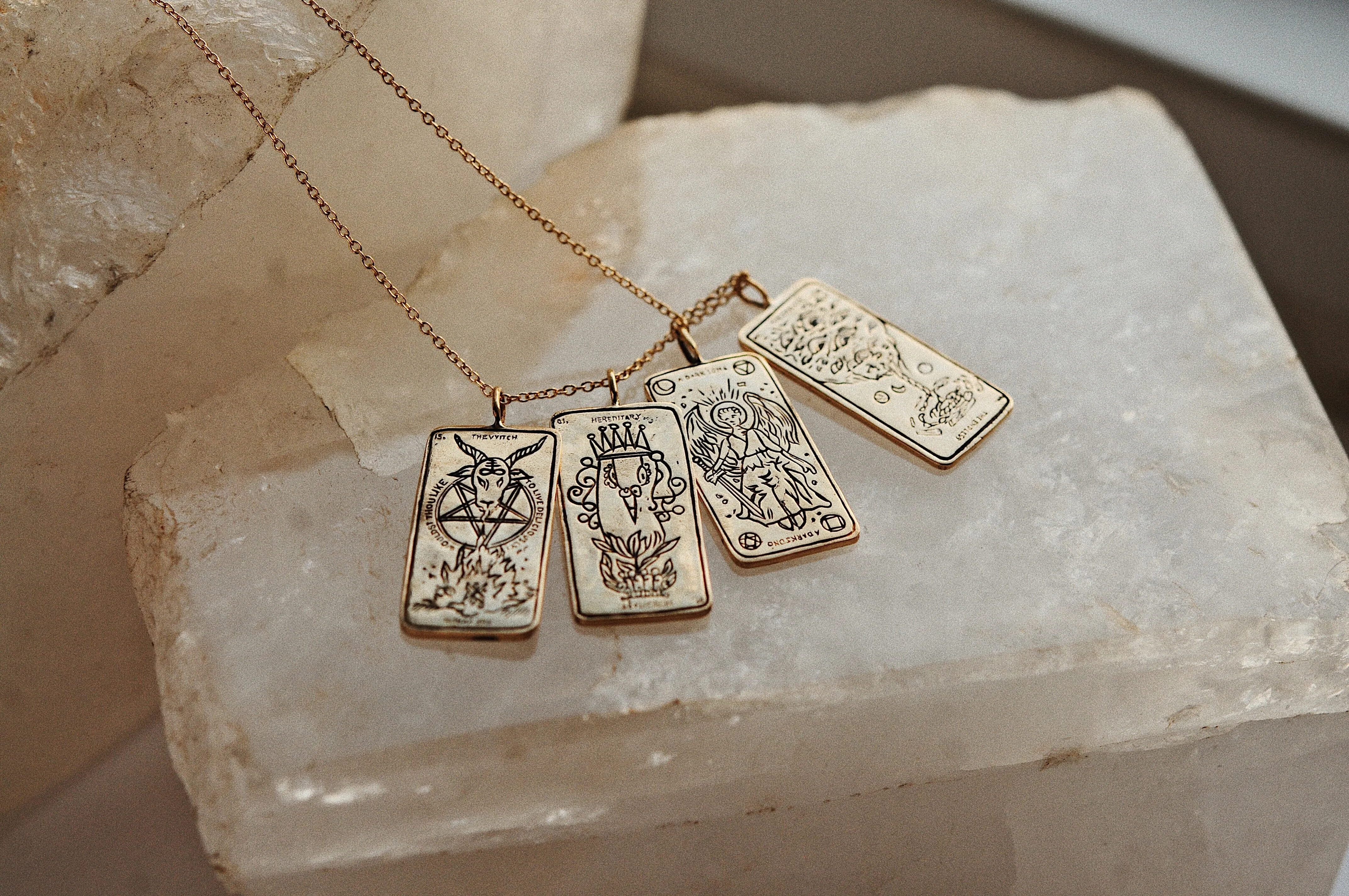 The Witch Tarot Card Necklace