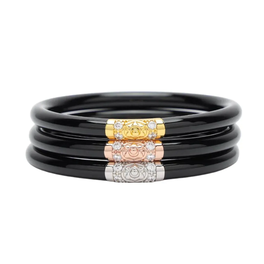 Three Kings All Weather Bangles® (AWB®) - Black