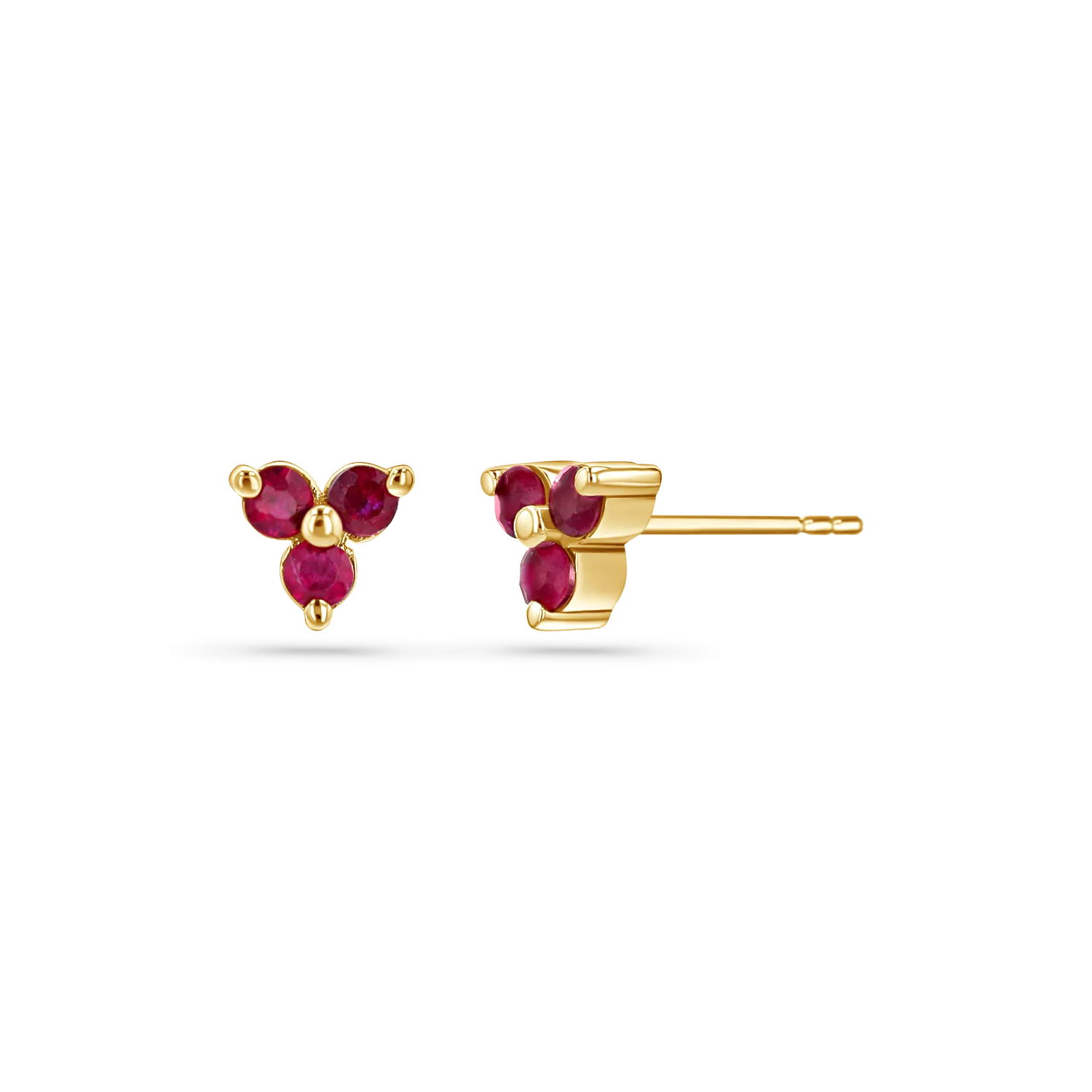 Trio Ruby Studs