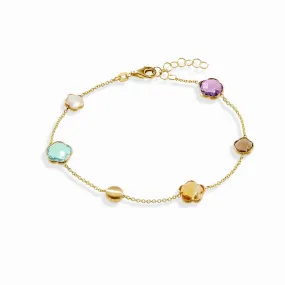 Venezia Multi Color Flower Bracelet