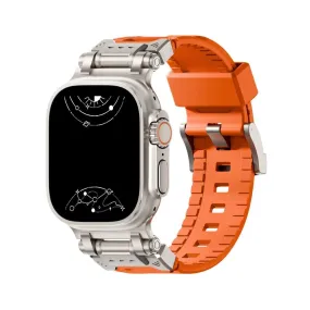 Venio Silicone Rugged Metal Band