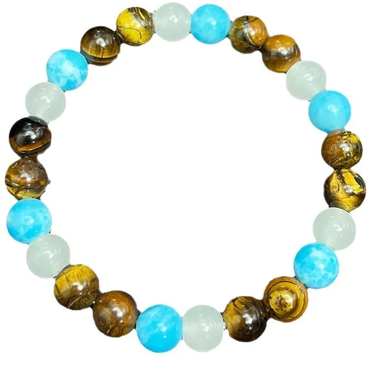 Versatile Tiger Eye Stone Unisex Beaded Bracelet