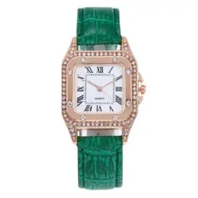 Watch Ladies Fashion Watch Small Square Belt Quartz Women