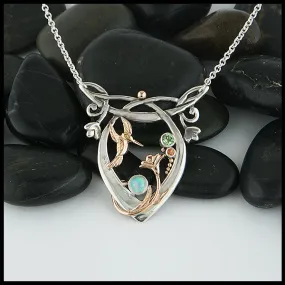 Whimsical Hummingbird Necklace