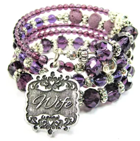 Wife Victorian Scroll Multi Wrap Bracelet