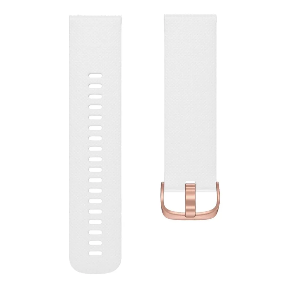 Xiaomi Mi Watch & Mi Watch S1 Active compatible Silicone Watch Straps with Rose Gold Buckles